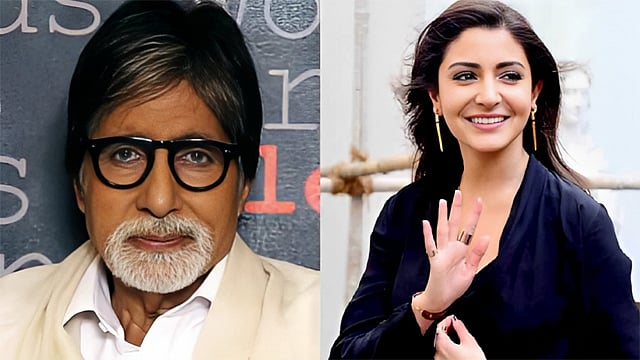 বিনা হেলমেটে বাইকে চড়ায় আইনি জটিলতায় অমিতাভ-অনুশকা