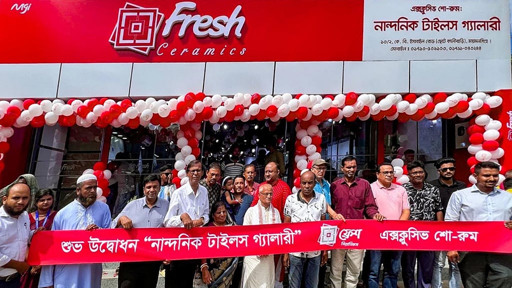 ময়মনসিংহে ফ্রেশ সিরামিকসের বিক্রয়কেন্দ্র