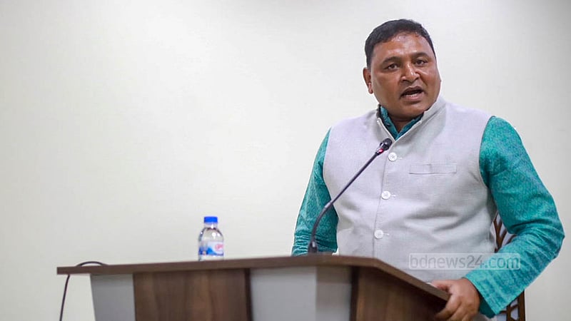 লেখক, সাংবাদিক ও সমাজকর্মী বেবী মওদুদের নবম মৃত্যুবার্ষিকীতে আয়োজিত স্মরণসভায় সংসদ সদস্য ফরহাদ হোসেন সংগ্রাম।&amp;nbsp;ছবি: তাওহীদুজ্জামান তপু