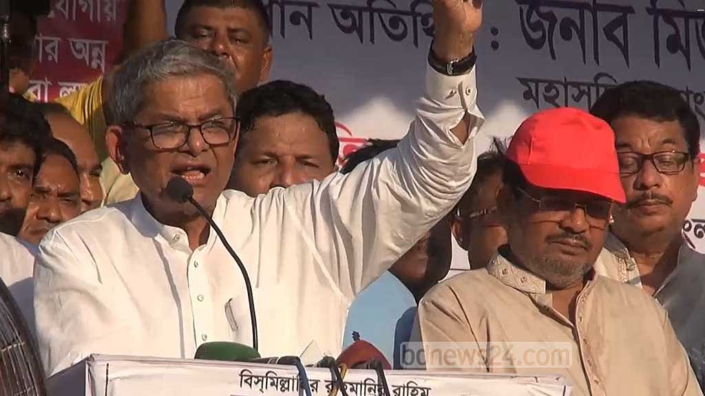 এটা গণতন্ত্র-ভোটের অধিকার আদায়ের বিজয়ের পদযাত্রা: মির্জা ফখরুল