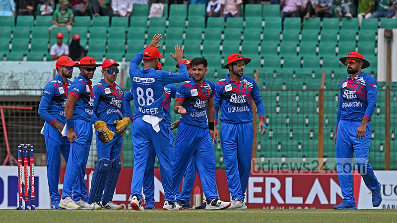 বৃষ্টিবিঘ্নিত ম্যাচে বাংলাদেশকে হারিয়ে সিরিজে এগিয়ে আফগানিস্তান