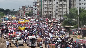 গাজীপুরে বিএনপির পদযাত্রা, গাড়িতে তল্লাশির অভিযোগ