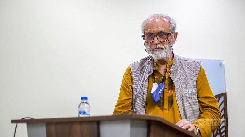 বেবী মওদুদের স্মরণানুষ্ঠানে সভাপতির বক্তব্য দেন বাংলা একাডেমির সভাপতি কবি মুহম্মদ নূরুল হুদা।&amp;nbsp;ছবি: তাওহীদুজ্জামান তপু