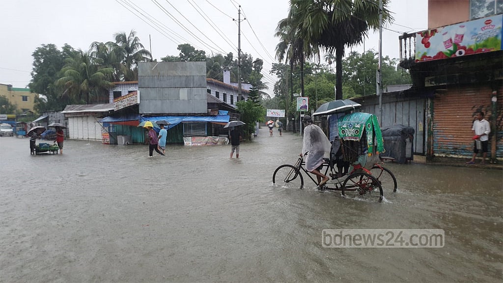 সুনামগঞ্জে এ বছরের রেকর্ড বৃষ্টিপাত: নিম্নাঞ্চল প্লাবিত