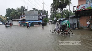 সুনামগঞ্জে এ বছরের রেকর্ড বৃষ্টিপাত: নিম্নাঞ্চল প্লাবিত