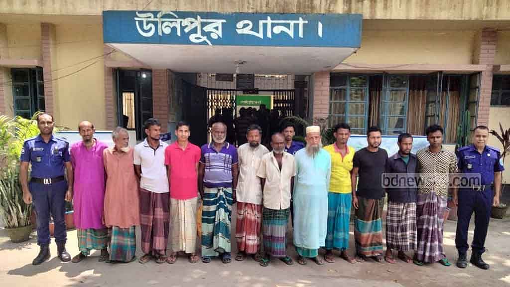 কুড়িগ্রামে পুলিশি অভিযানে একদিনে গ্রেপ্তার ৫০ আসামি