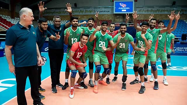 ভলিবলে জয় দিয়ে শেষ বাংলাদেশের