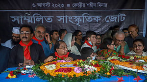 ফুলেল শ্রদ্ধায় পান্না কায়সারের চিরবিদায়