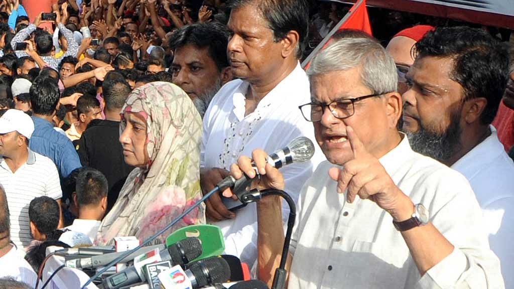 জনগণ বলছে ‘বিদায় হও’, সরকারের উদ্দেশে ফখরুল