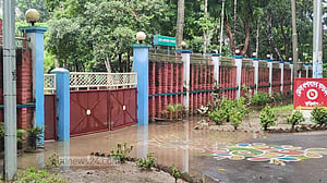 কুড়িগ্রামে ভারি বৃষ্টিতে তলিয়েছে ফসল, বন্যার শঙ্কা