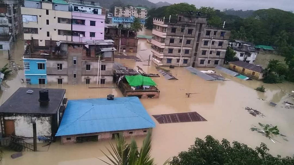 পানিবন্দি বান্দরবানে খোলা হয়েছে দুই শতাধিক আশ্রয়কেন্দ্র