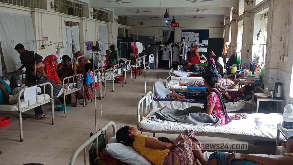 বন্যার পর বান্দরবানে হাসপাতালে রোগীর ভিড়