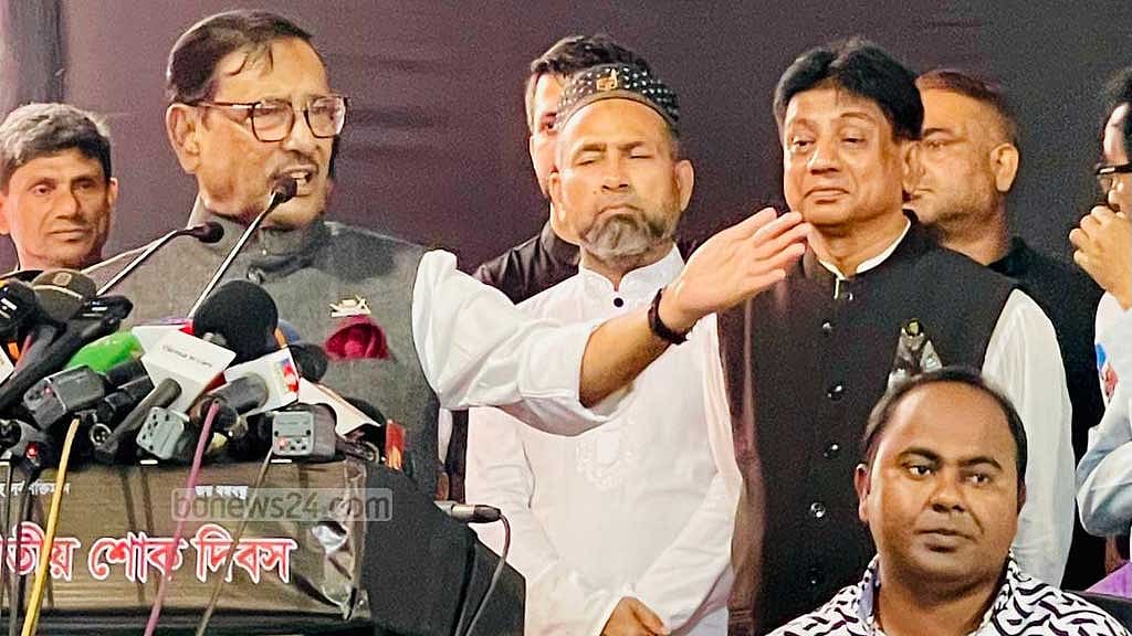 বিএনপি ক্ষমতায় মানে ‘এক রাতেই শেষ’ আওয়ামী লীগ: কাদের