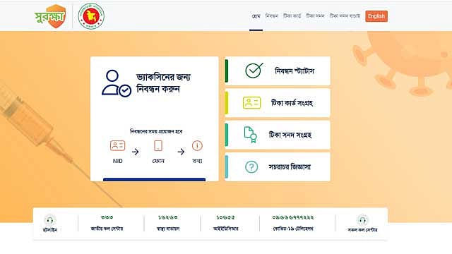 দুই সপ্তাহ পর চালু হলো ‘সুরক্ষা’ পোর্টাল