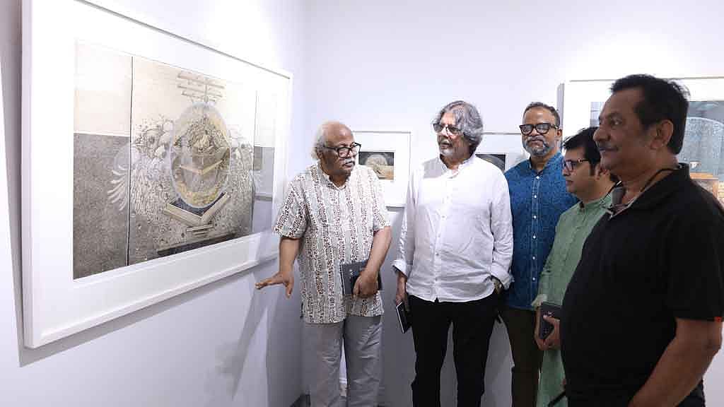 কামরুজ্জামানের একক প্রদর্শনী ‘৭৯ গ্রাফিক্স’ শুরু