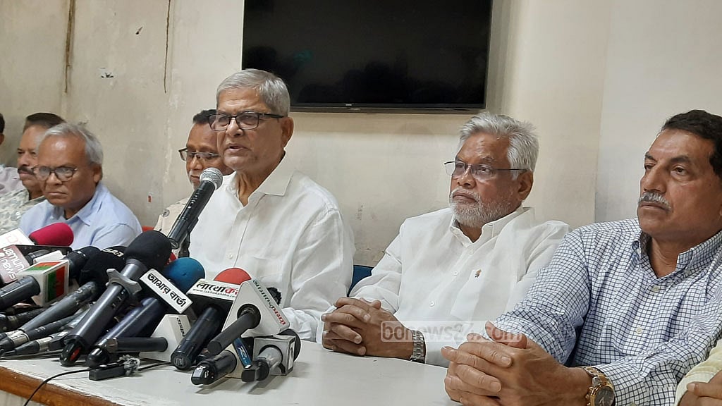 ‘ভয়াবহ কিছু ঘটাতে’ নীল নকশায় সরকার: ফখরুল