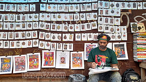 টাইগার নাজির: ফুটপাত যার শিল্পের গ্যালারি