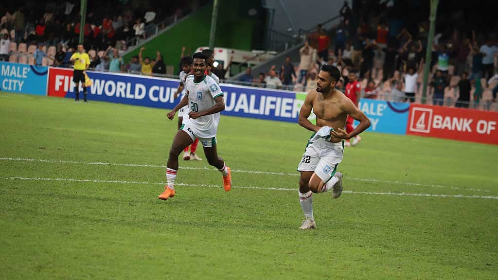 সাদের গোলে মালদ্বীপে স্বস্তির ড্র বাংলাদেশের