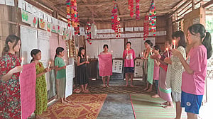পাহাড়ে কন্যা শিশু দিবস উদযাপিত