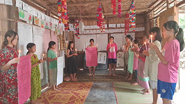 পাহাড়ে কন্যা শিশু দিবস উদযাপিত