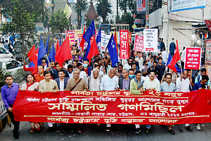 পার্বত্য চট্টগ্রাম চুক্তি বাস্তবায়ন আন্দোলন ছড়িয়ে পড়ছে সমতলেও
