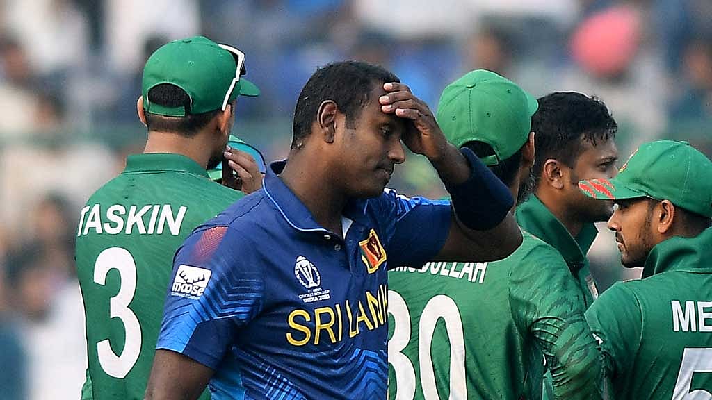 ম্যাথিউসের টাইমড আউটের যে ব্যাখ্যা দিল এমসিসি