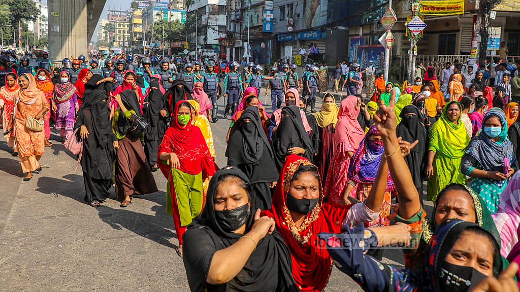 খসড়া প্রকাশ: সর্বনিম্ন সাড়ে ১২ হাজার; সর্বোচ্চ ১৪,৭৫০ টাকা পাবেন পোশাক শ্রমিকরা