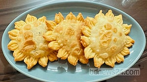 রেসিপি: সূর্যমুখী ঝাল পিঠা