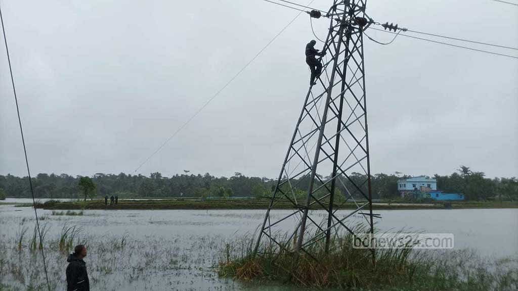 ঘূর্ণিঝড় ‘মিধিলি’: বাগেরহাটে ২৫ হাজার গ্রাহক বিদ্যুৎহীন