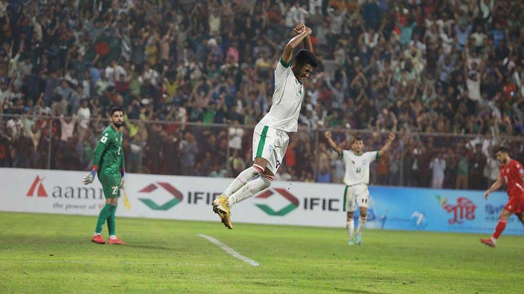 লেবাননকে রুখে বিশ্বকাপ বাছাইয়ে বাংলাদেশের প্রথম পয়েন্ট