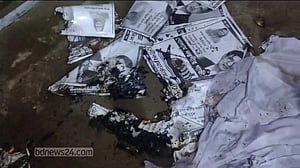 নারায়ণগঞ্জের রূপগঞ্জে নৌকার নির্বাচনি ক্যাম্পে হামলা, অগ্নিসংযোগ