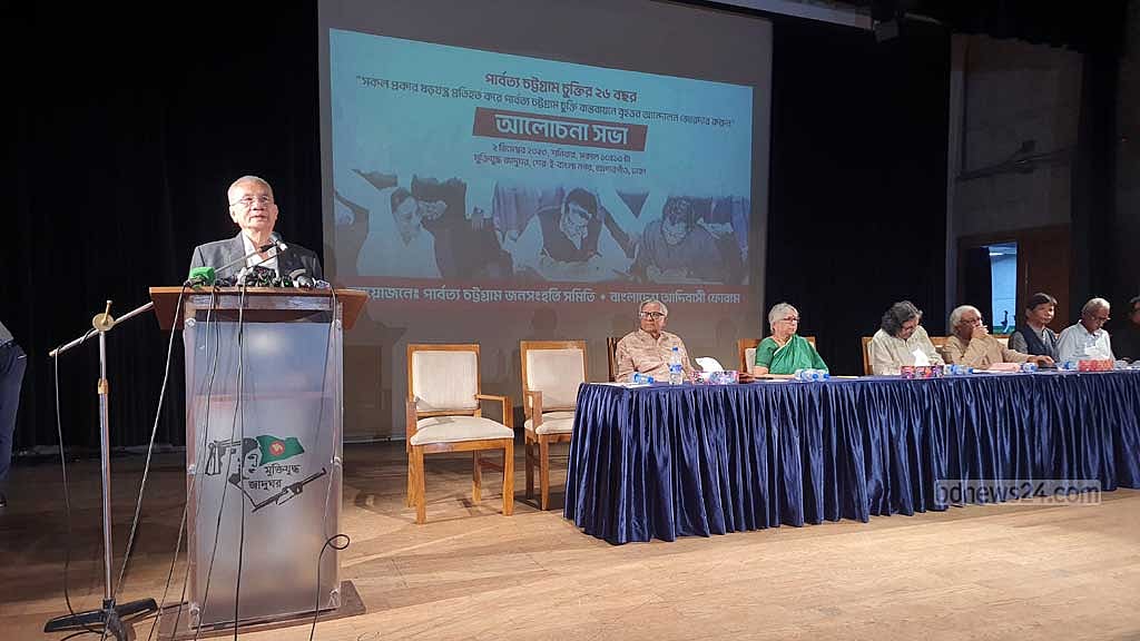 শান্তি চুক্তির পূর্ণ বাস্তবায়ন সরকারকেই করতে হবে: সন্তু লারমা