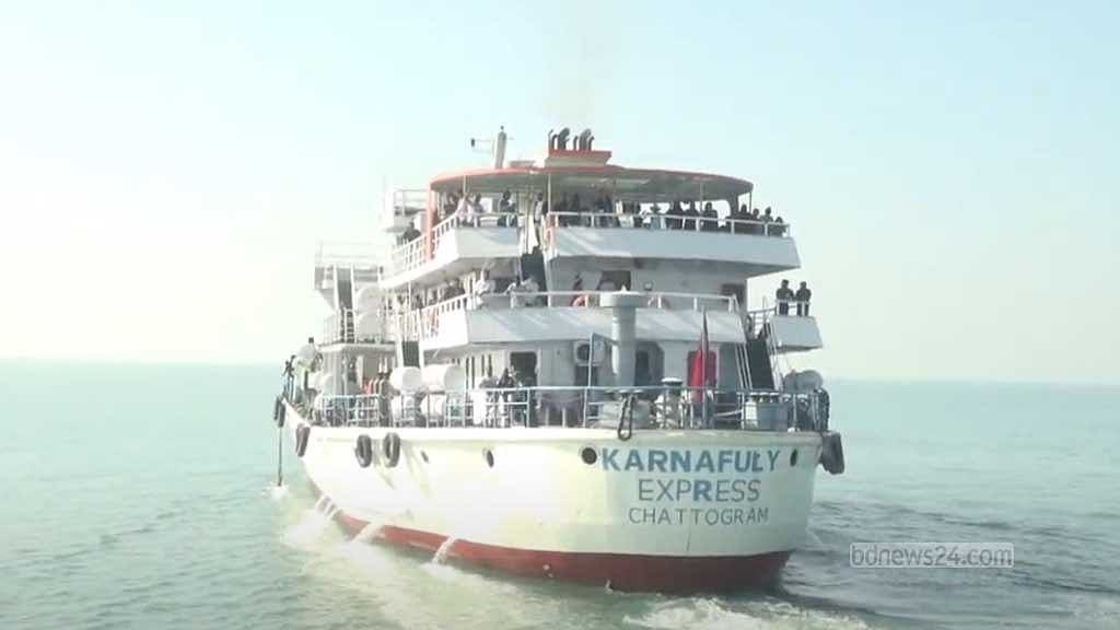 সাগর পথে ইনানী-সেন্ট মার্টিন পর্যটকবাহী জাহাজ