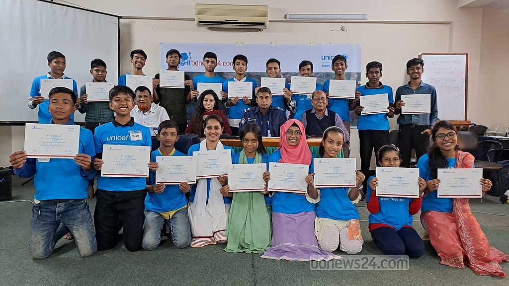 গাইবান্ধায় শেষ হল শিশু সাংবাদিকতার ৩ দিনের কর্মশালা