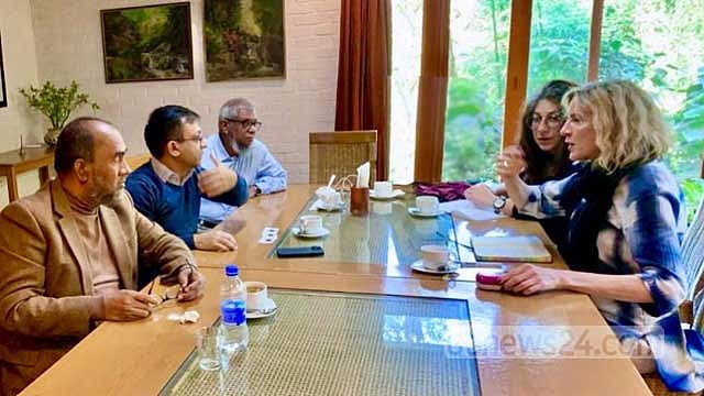 সিলেটে বিএনপি নেতাদের সঙ্গে ইইউ প্রতিনিধি দলের বৈঠক