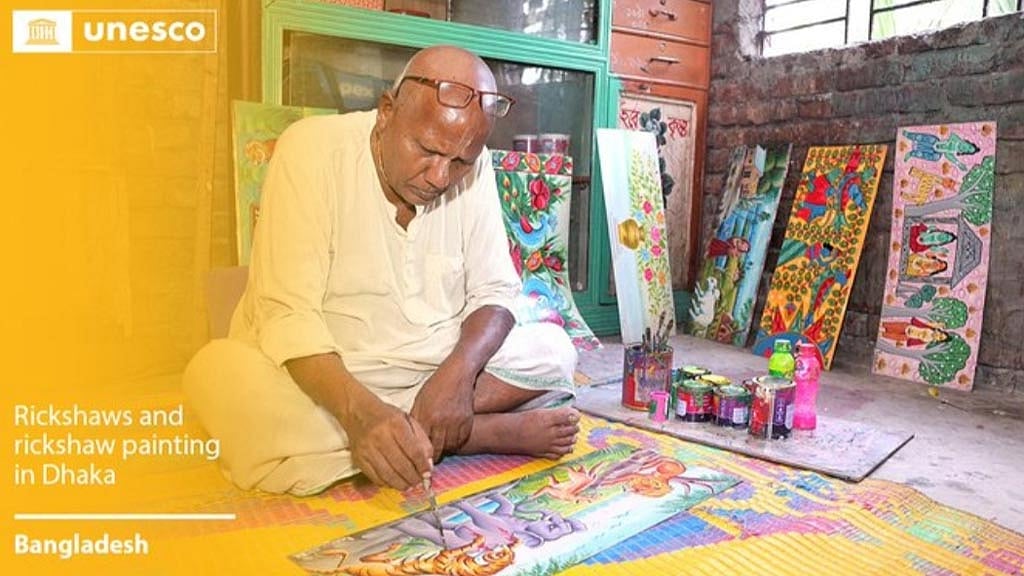 ইউনেস্কোর সাংস্কৃতিক ঐতিহ্যের তালিকায় ঢাকার রিকশা ও রিকশাচিত্র