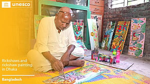ইউনেস্কোর সাংস্কৃতিক ঐতিহ্যের তালিকায় ঢাকার রিকশা ও রিকশাচিত্র