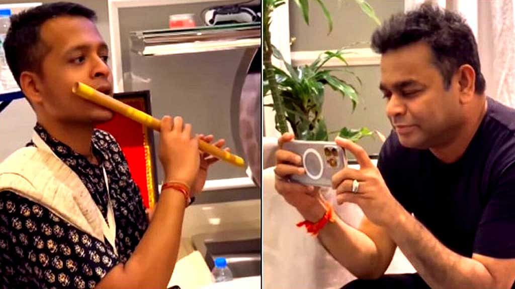 ‘লৌহ কপাট’ বিতর্ক অতীত! কৃষ্ণনামে ডুব দিয়েছেন রহমান