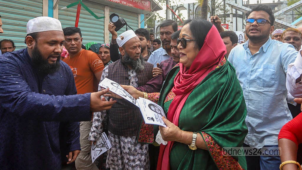 ‘নির্বাচনে যখন আয়ছেন এবার দেখা যাইব উনি কেমন’