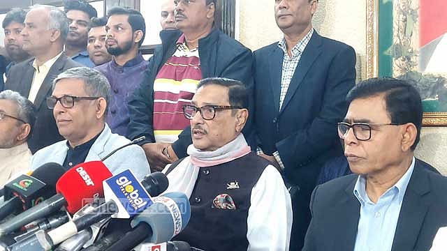 ১৪ দল ও জাতীয় পার্টিকে ‘লড়াইয়ের বার্তা’ আওয়ামী লীগের