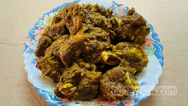 রেসিপি: পেঁয়াজ ছাড়া খাসির মাংস ভুনা