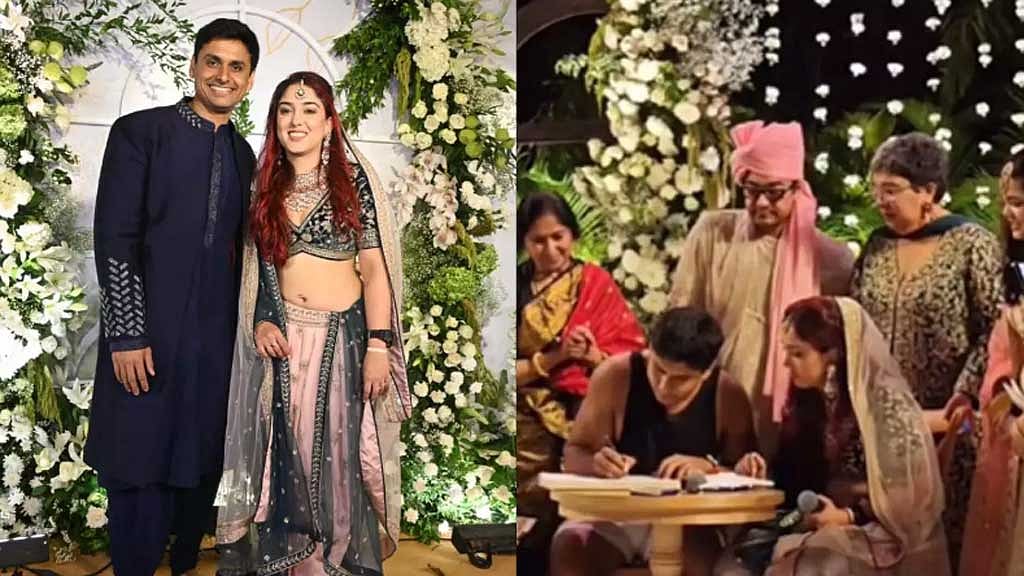 শ্বশুর আমিরের মাথায় পাগড়ি, জামাই নূপুর পরলেন ‘স্পোর্টস ড্রেস’