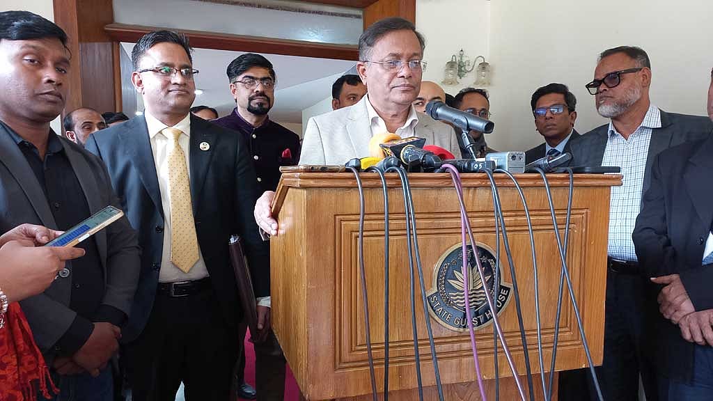গাজায় গণহত্যা বন্ধে প্রয়োজনে দক্ষিণ আফ্রিকাকে সমর্থন: হাছান