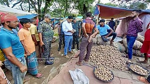 হবিগঞ্জে তিন আলুর আড়তে অভিযান, জরিমানা