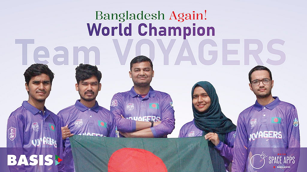 নাসা স্পেস অ্যাপস চ্যালেঞ্জে টানা তৃতীয় শিরোপা বাংলাদেশের