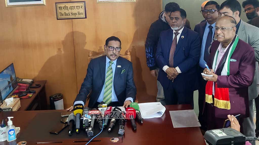 নতুন করে নির্বাচন মামা বাড়ির আবদার: কাদের