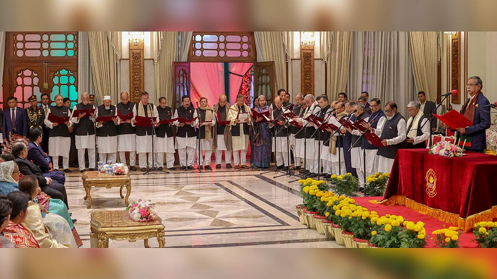 ১৭ মন্ত্রণালয়ে নতুন মন্ত্রী, ৭টিতে প্রতিমন্ত্রী