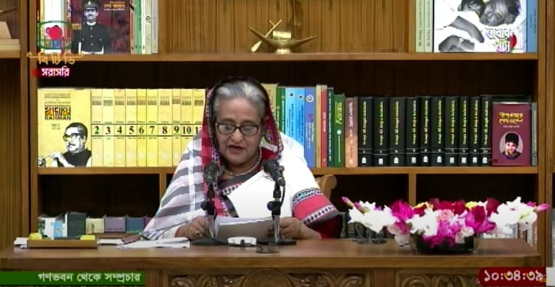 নতুন সরকার গঠনের পর প্রথম সংবাদ সম্মেলনে প্রধানমন্ত্রী