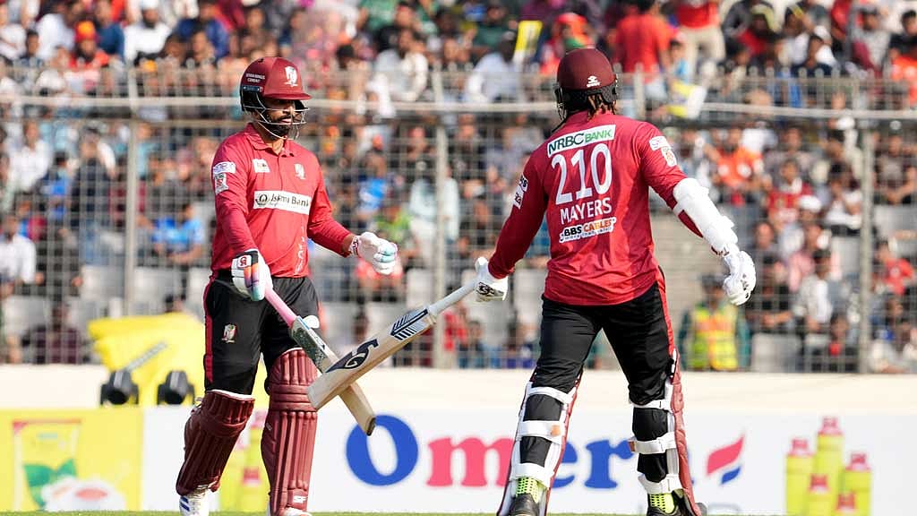 মেয়ার্সের অলরাউন্ড পারফরম্যান্স আর তামিমের ফিফটিতে ফাইনালের লড়াইয়ে বরিশাল
