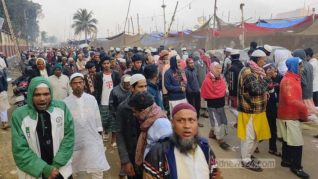 বিশ্ব ইজতেমার দ্বিতীয় পর্ব শুরু, লাখো মানুষের ঢল